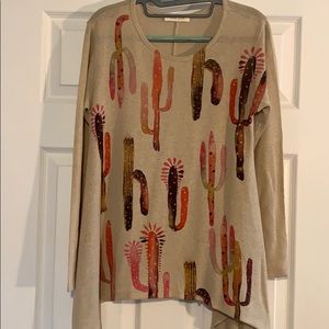Cactus Long Sleeve Sweater